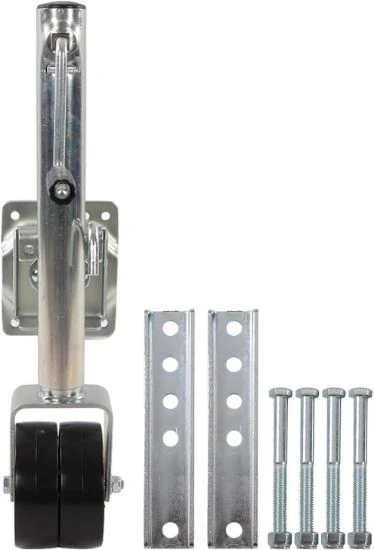 Double tire manual caravan jack, 1000 kg