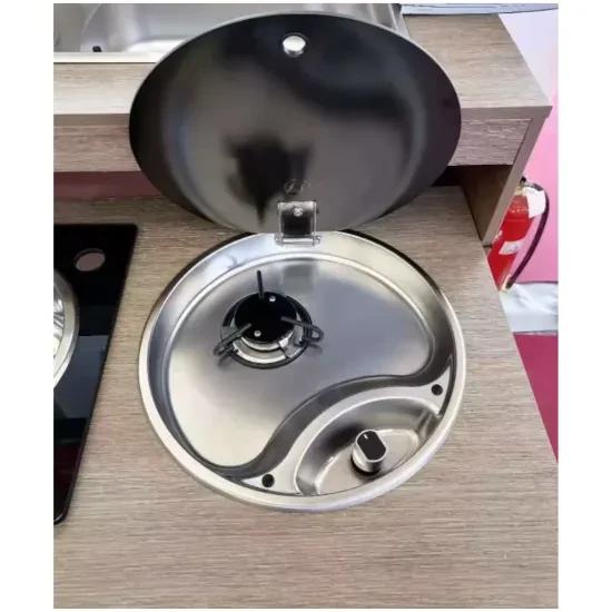 Small caravan gas single burner