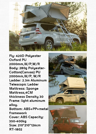 Roof tent 210X210X126