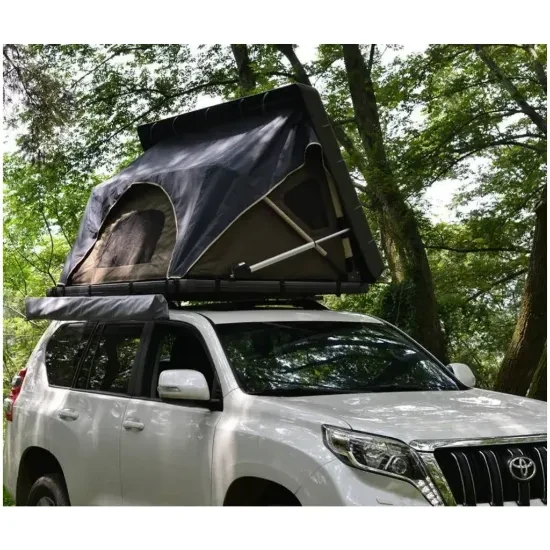 Electric car roof tent