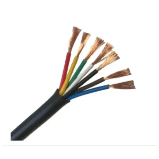 Seven lines caravan cable