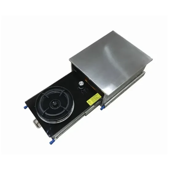 Kitchen box with gas