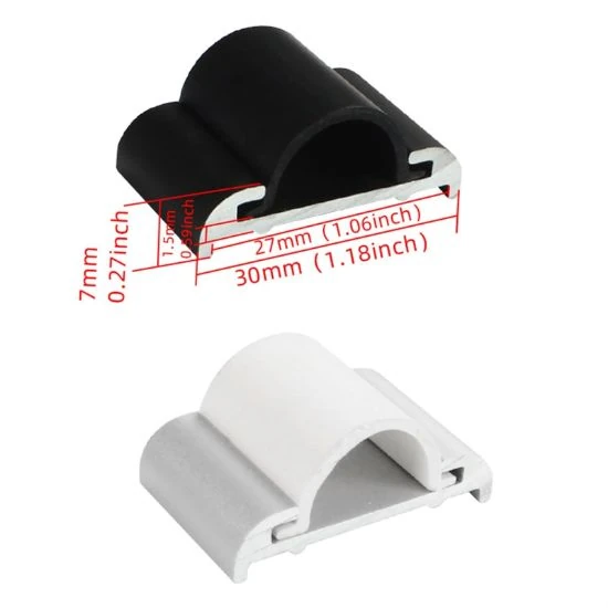 Flexible aluminum frame with external clip 2