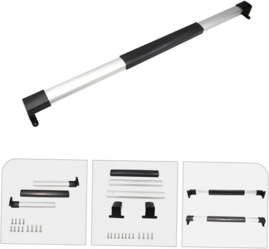 Black caravan interior door handle