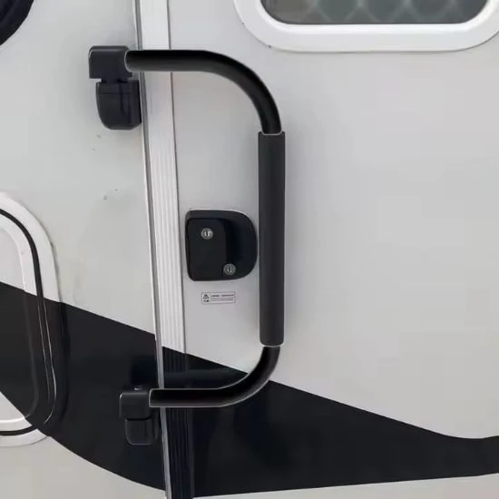 Black caravan door handle 1