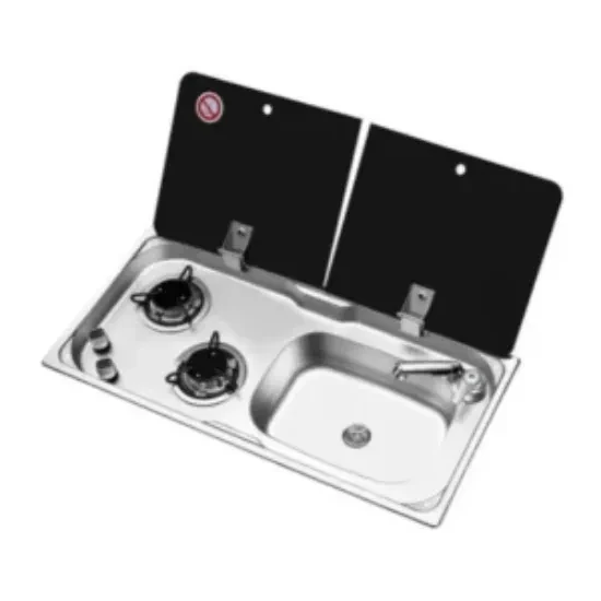 Double cooker with sink