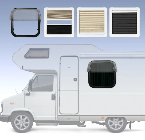 Square corner caravan window (500x1000)