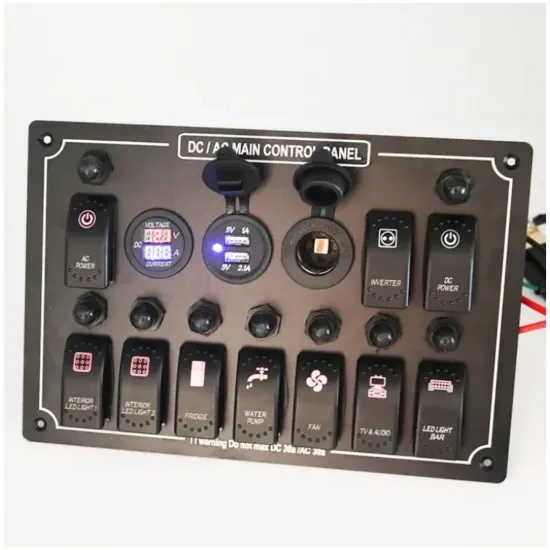 Switch panel number 10 12/24 V 2