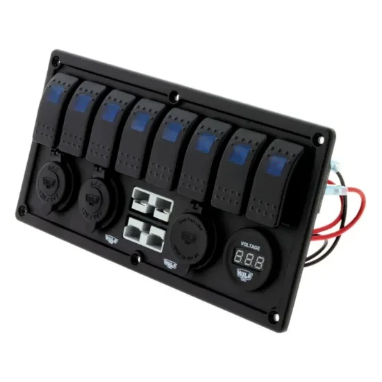 Switch panel number 8 12/24 V 2