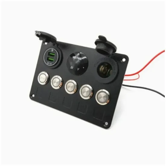 Switch panel number 5 12/24 V