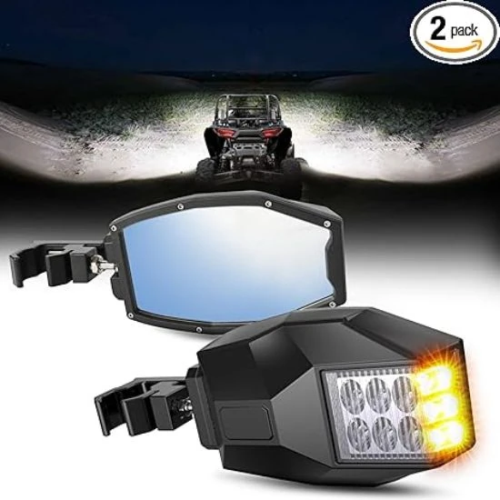 LED 45 watt mirror light with signal light
