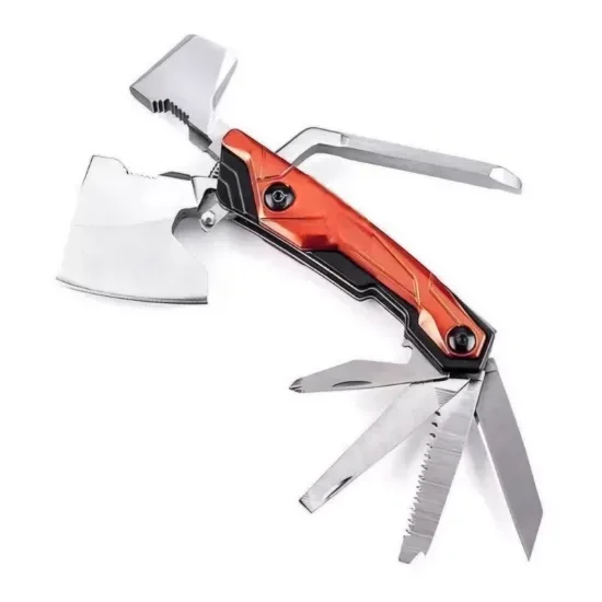 Can opener, hammer and knives