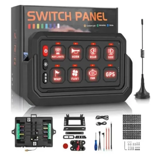 Switch panel number 8 wireless