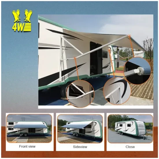Side caravan awning 500X250CM