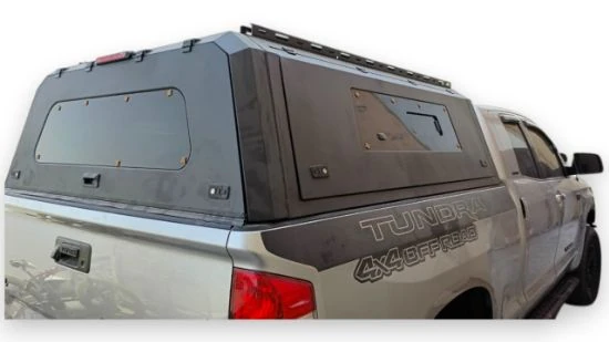 Aluminum cone with small window on both sides Chevrolet Silverado 2019+ 5.8FT