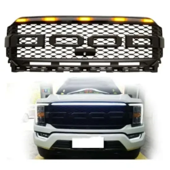Black Ford Raptor front grille 16-15