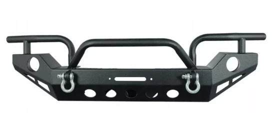 Front bumper for Jeep JK (arch + LED) center and two tow hooks