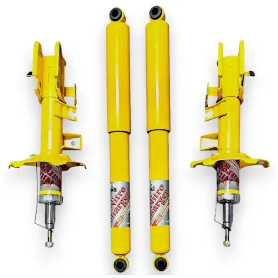 Jumpin Nissan Pathfinder front - rear