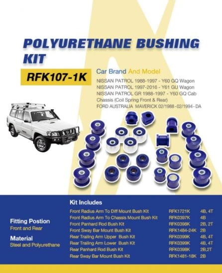 Bosch Four Wheel Kit Nissan Patrol Y60 - Y61 2