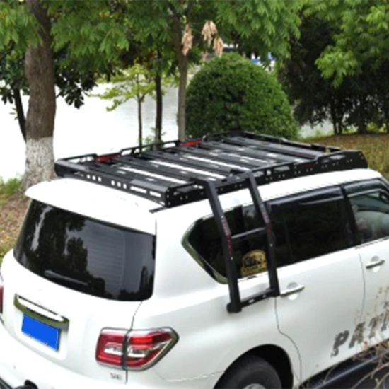 Nissan Patrol Y62 aluminum basket with side ladder