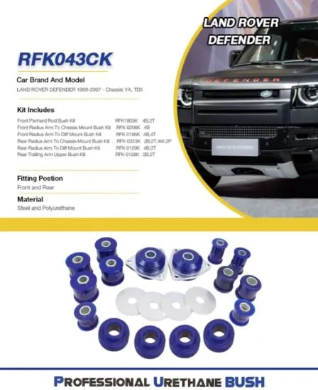 Bosch Fourwheel Land Rover Defender kit 2