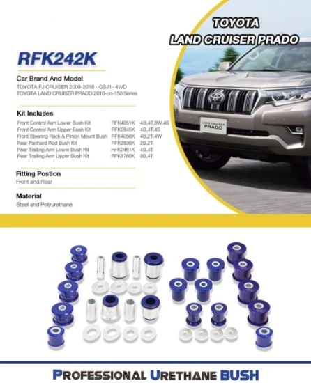 Toyota Landcruiser LC200 Pipe front strut - winch base