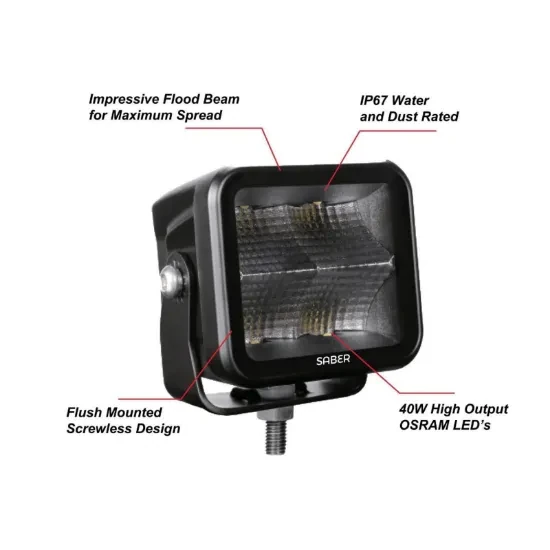 لايت سايبر 40 واط FLOOD BEAM