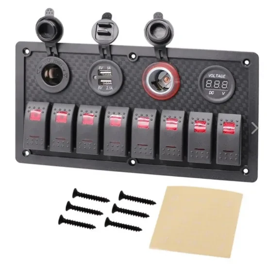 سويتش بنل احمر عدد 8 مع ولاعه - USB